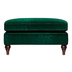 Duresta Kingsley Footstool, Umber Leg Pimlico Forest